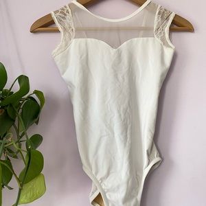 White leotard